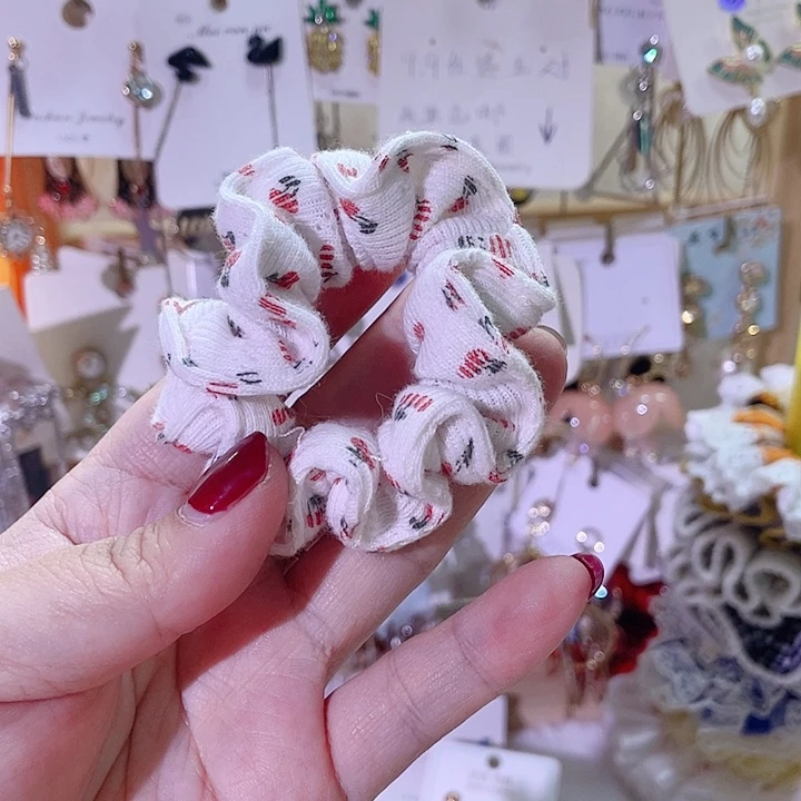 非金属布艺樱桃小发圈