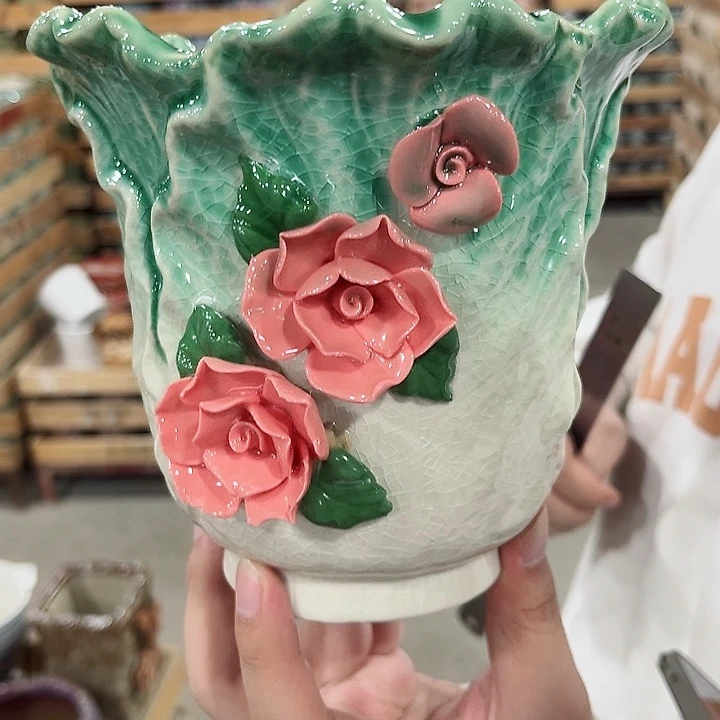 陶瓷陶瓷多肉植物花盆