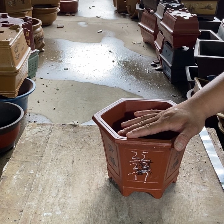 紫砂花盆紫砂紫砂
