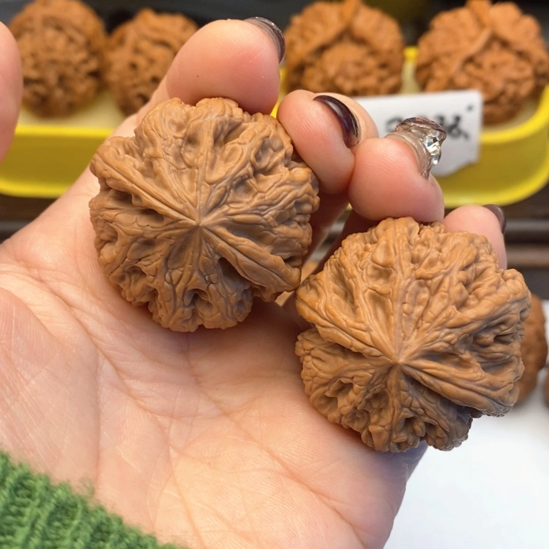 文玩核桃把件645号38球粗筋