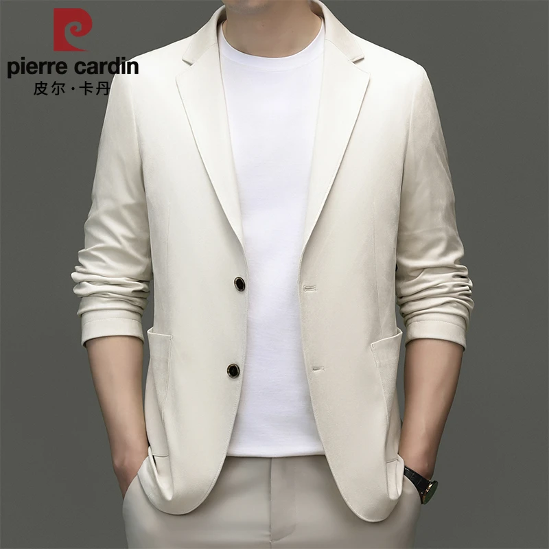 皮尔卡丹高端男装2025春秋季新款痞帅西服商务休闲西装单西外套男