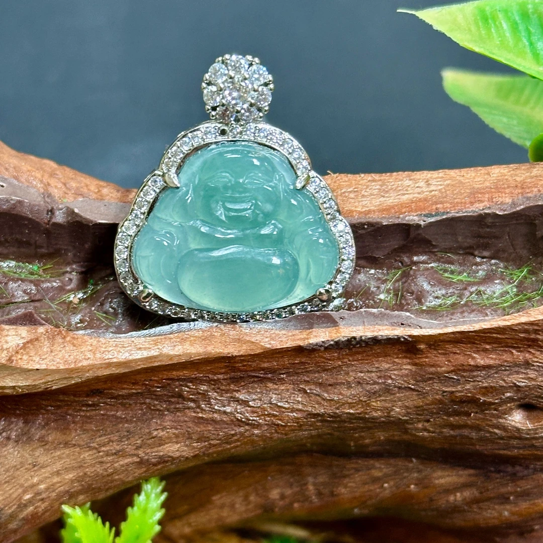 天然A货翡翠佛公（多样性发一）2038688Y