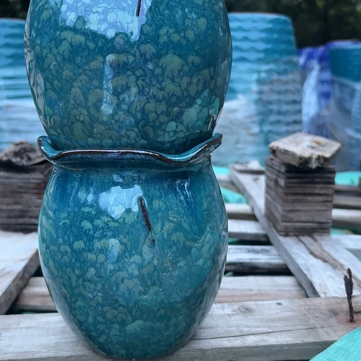 高度15厘米口径13厘米瑕疵