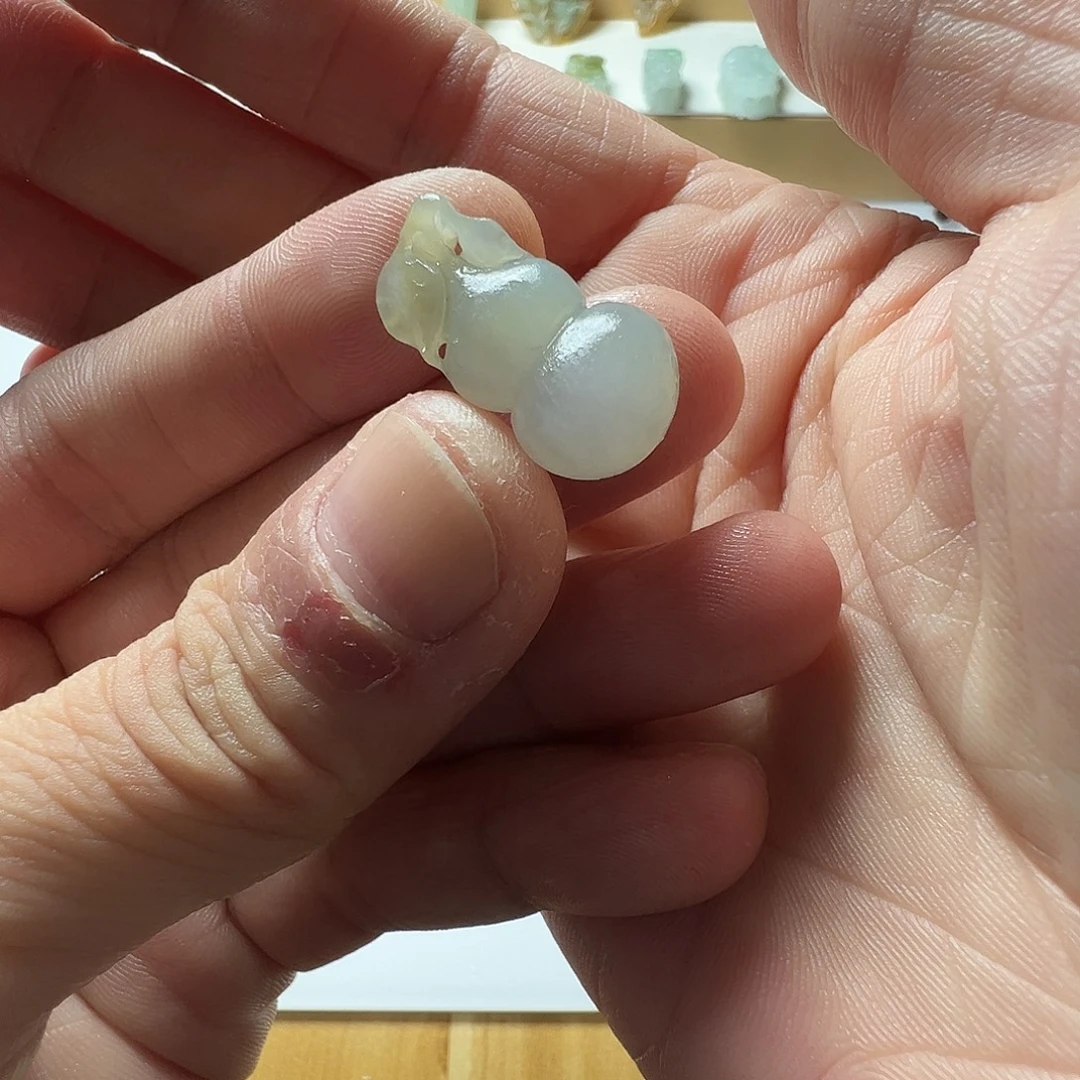 定制翡翠未镶嵌葫芦