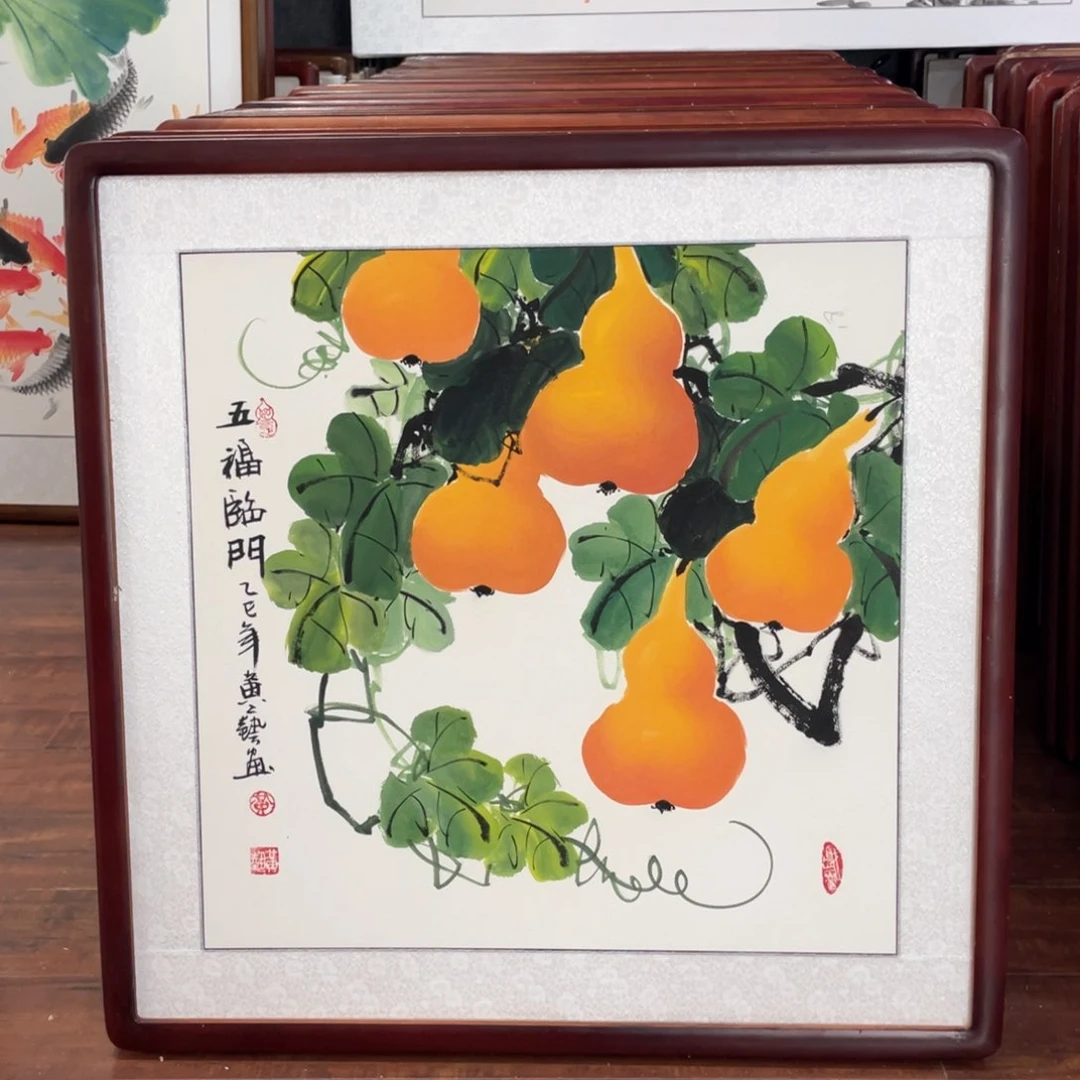 国画带框尺寸63*63厘米