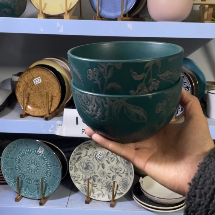 瓷2只高温釉下彩陶瓷餐具类型