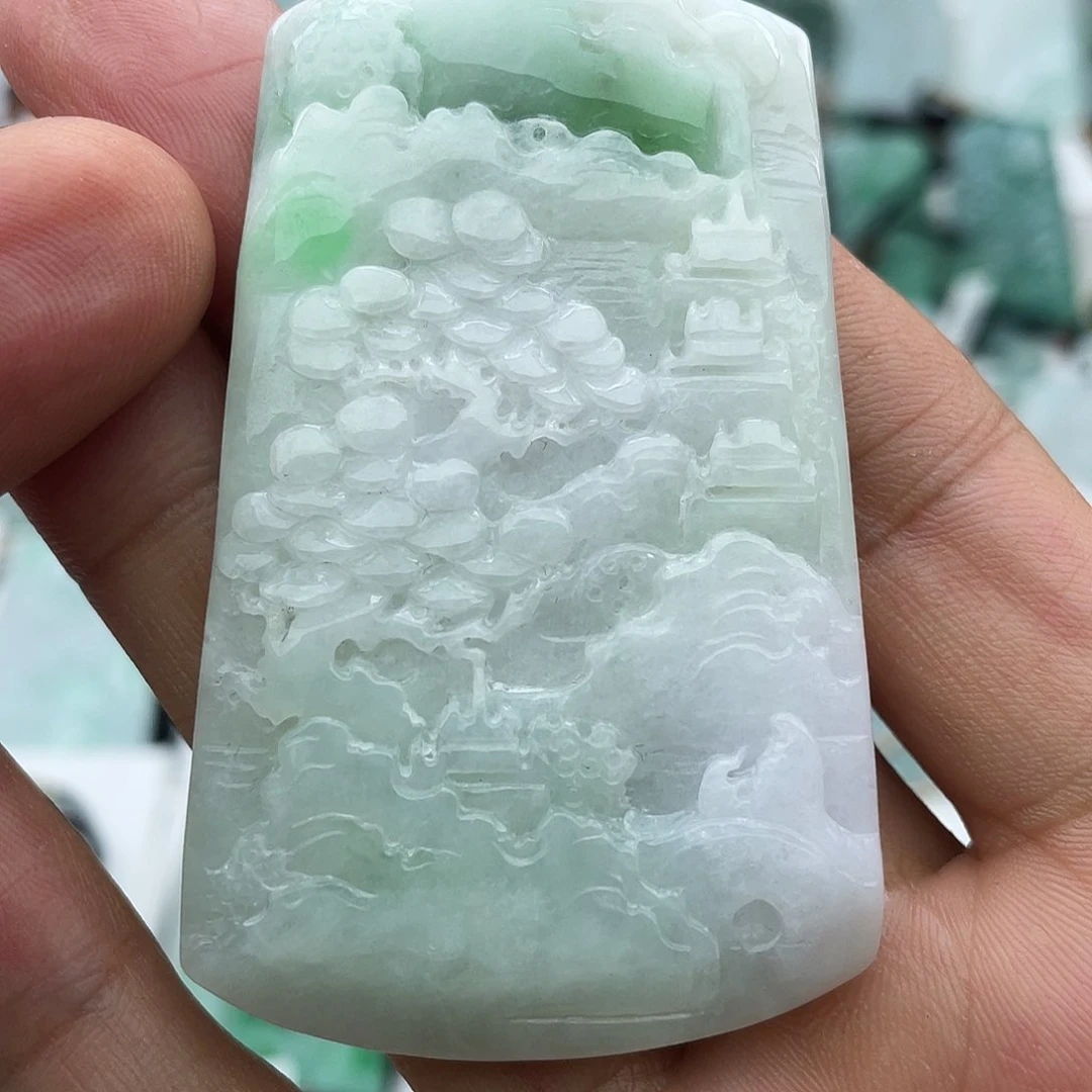 颈饰未镶嵌翡翠翡翠