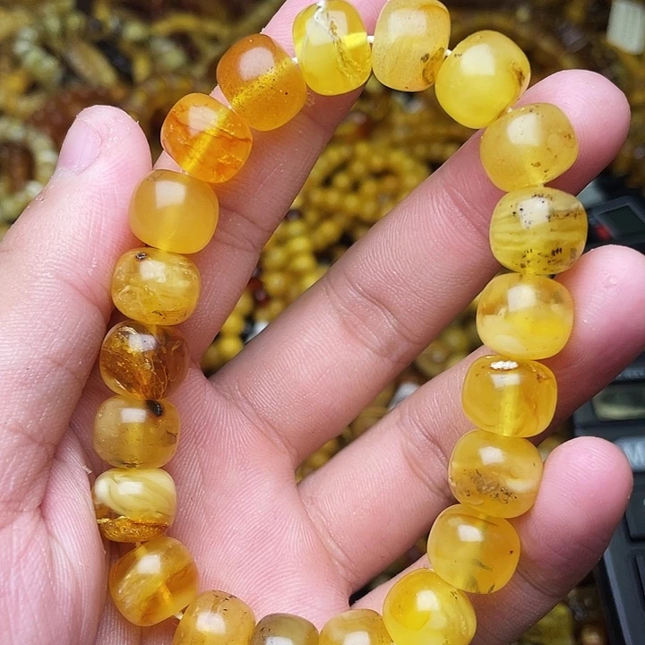 琥珀未镶嵌珠宝奇石