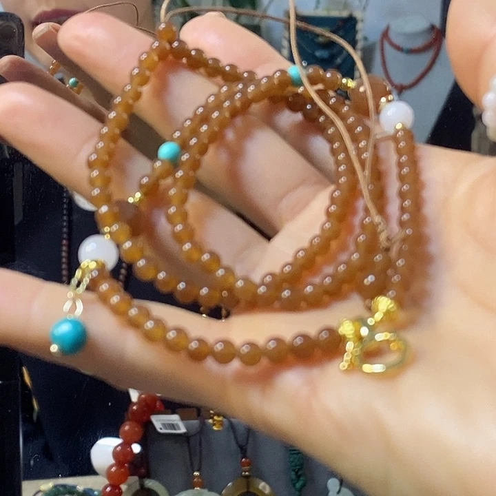 铁合金石英石手链项链