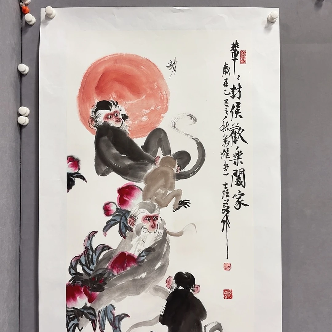 国画亲笔手绘放心去藏