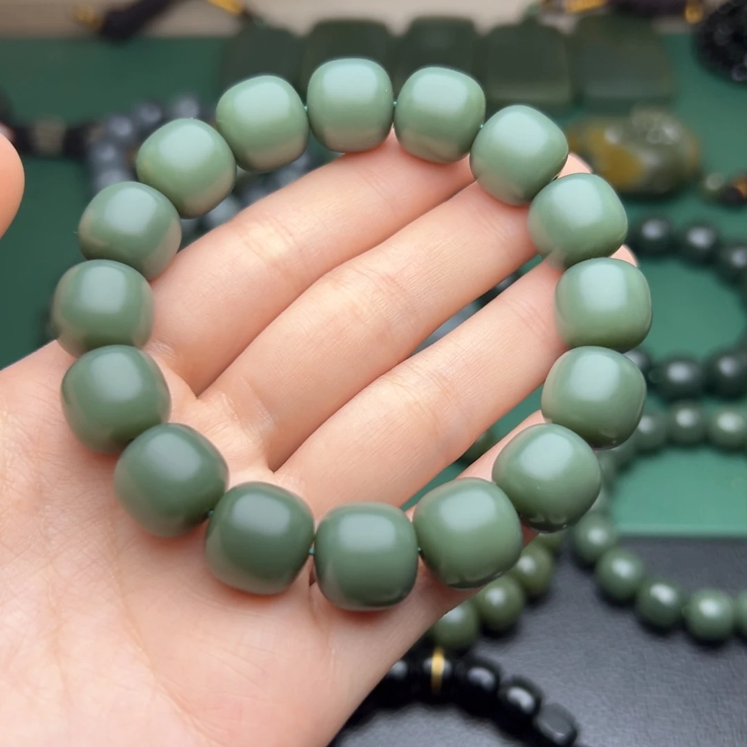 和田玉手链未镶嵌14