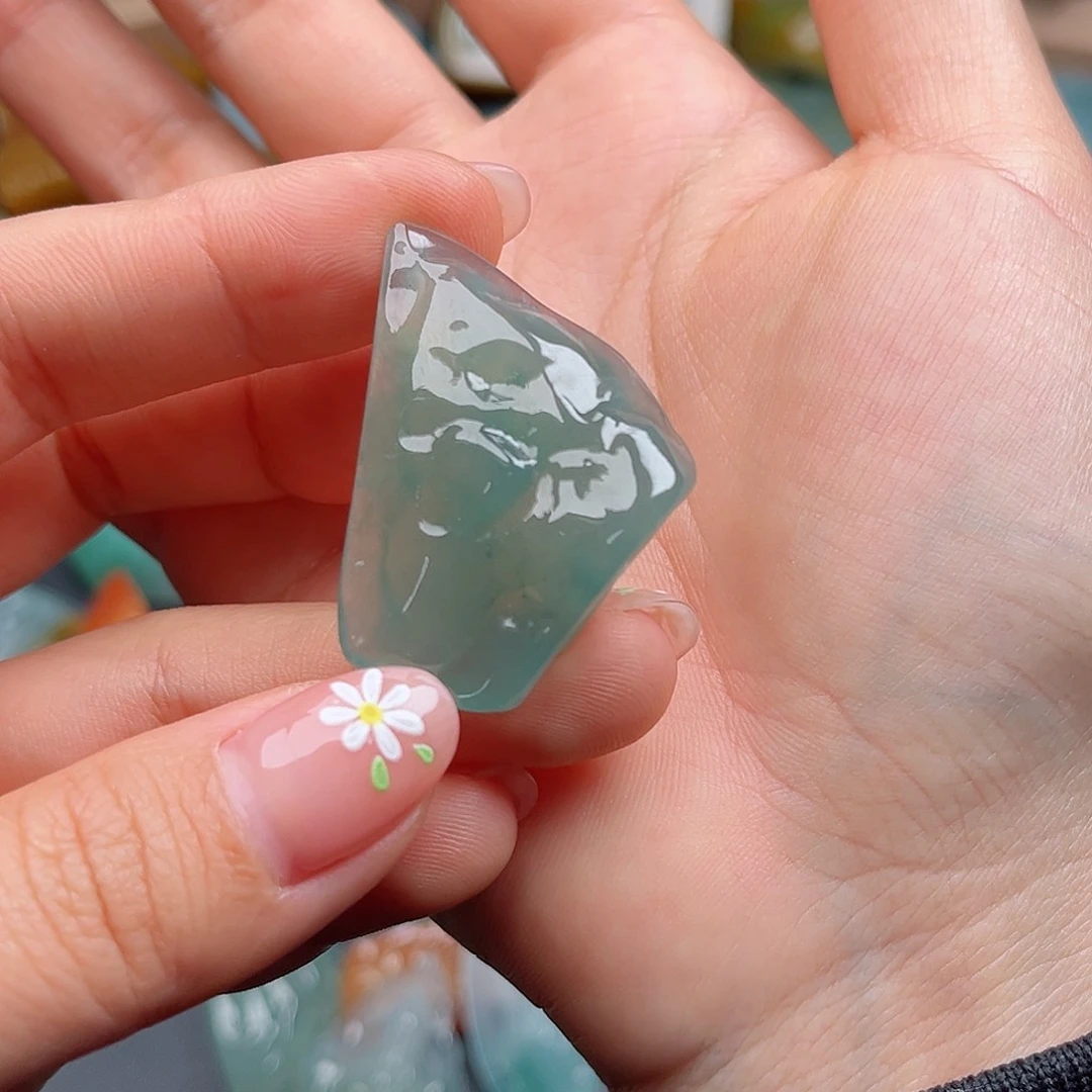 翡翠颈饰未镶嵌挂件