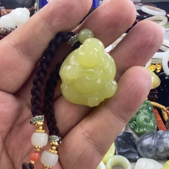 和田玉颈饰未镶嵌沧*