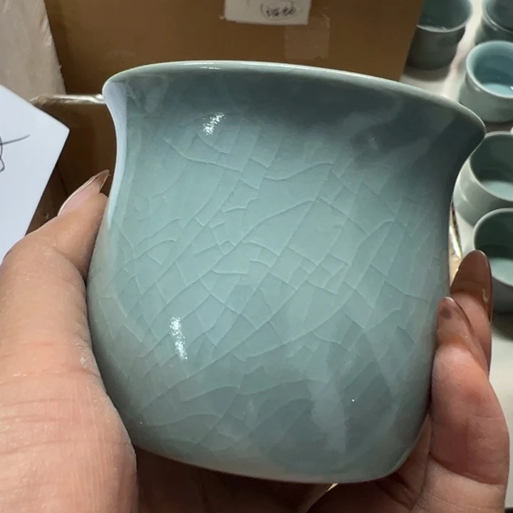 陶摆件原产地原矿釉汝瓷