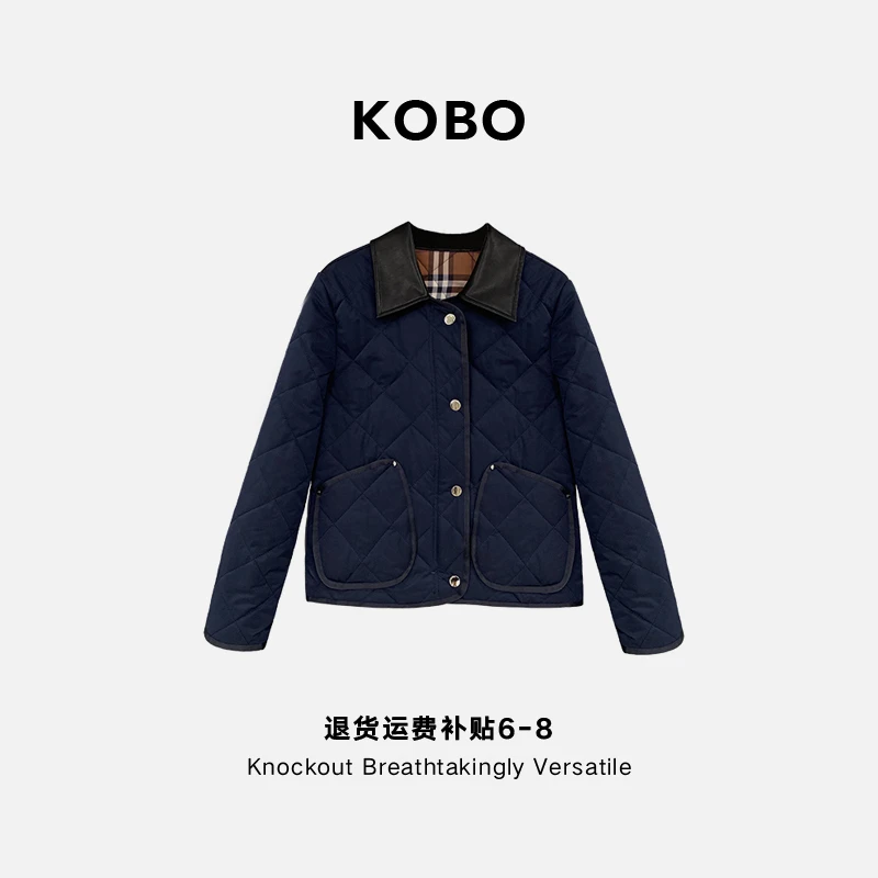 301250时尚高级翻领棉服外套【运费补贴】