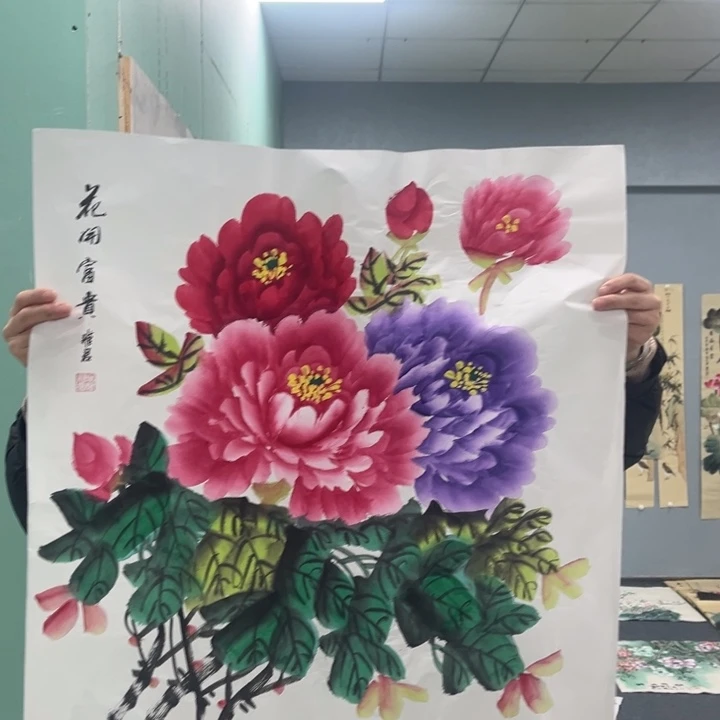 国画我的心好痛啊我的心真的好痛啊好