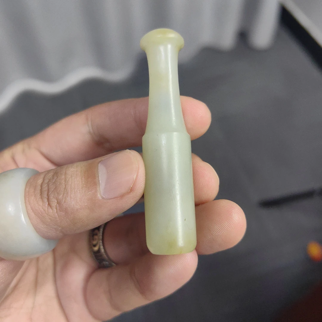 烟嘴形挂件把件长77适合收藏