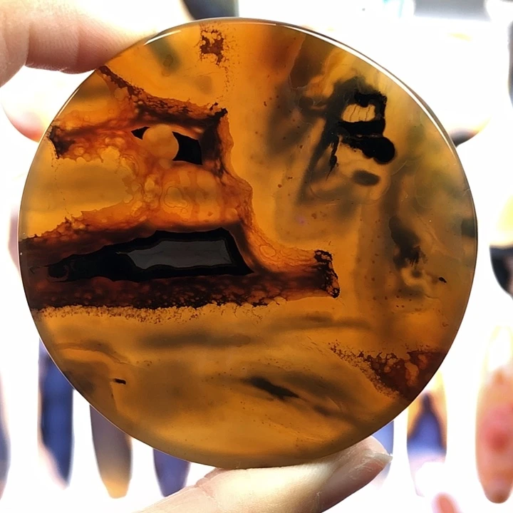 查罗石未镶嵌珠宝半成品87