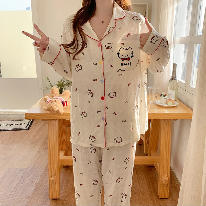 带胸垫可拆卸月子服产后孕妇睡衣产妇待产喂奶哺乳期吸汗夏季薄款
