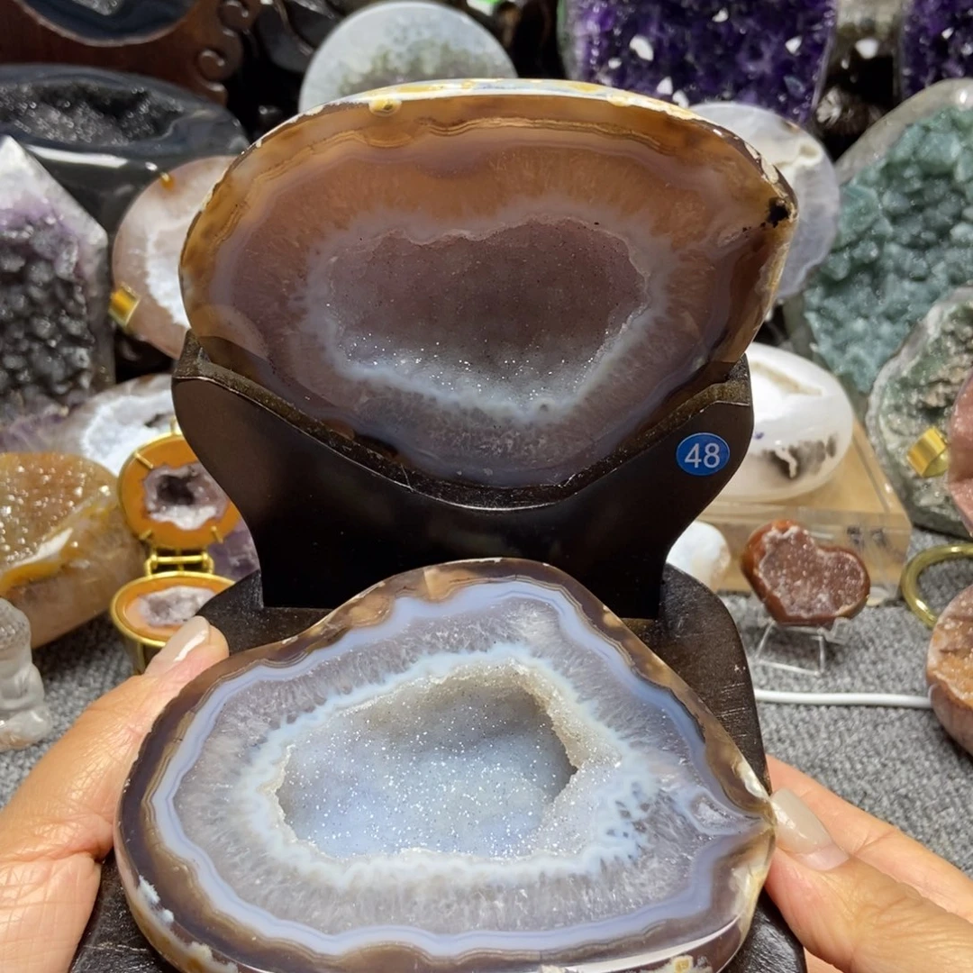 未镶嵌紫晶摆件水晶