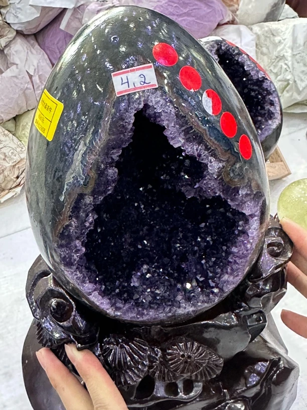 巴西乌拉圭紫水晶摆件