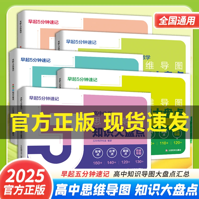 【官方正版】高中速记知识总结难点汇总树状导图尖子生常备学习手册