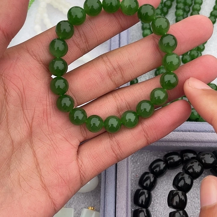 花***谢和田玉未镶嵌手链