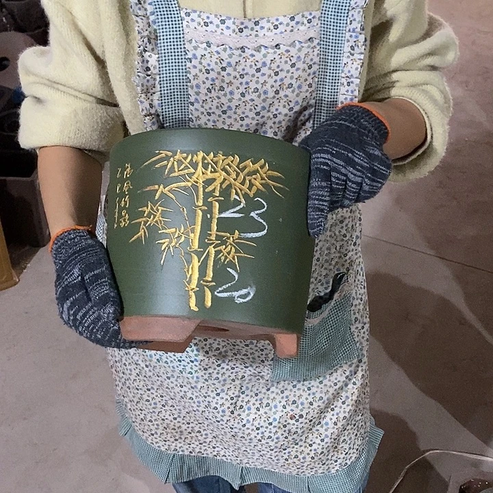 紫砂花盆紫砂花盆