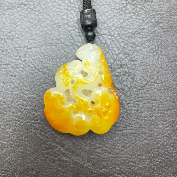 灵芝手把和田玉首饰珠宝D2