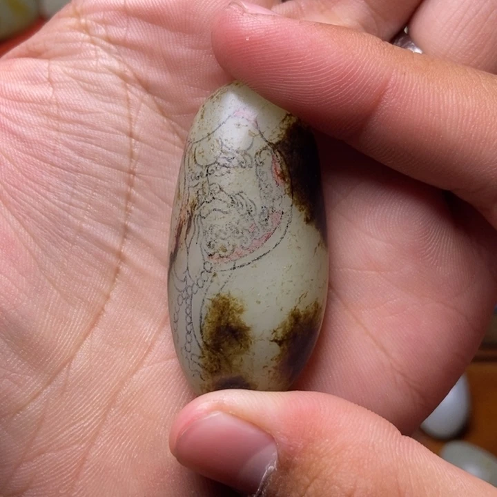 未镶嵌1定制和田玉哈*哥