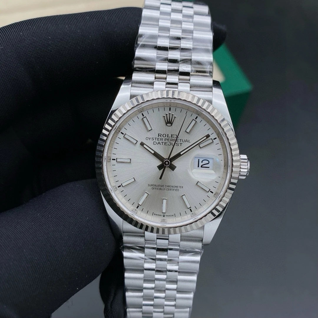 99新 Rolex/劳力士 日志126234/银盘/机械男表/21年全套/表径36mm