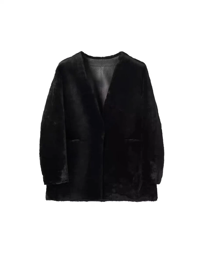 0022进口美丽奴皮毛一体时尚百搭显瘦