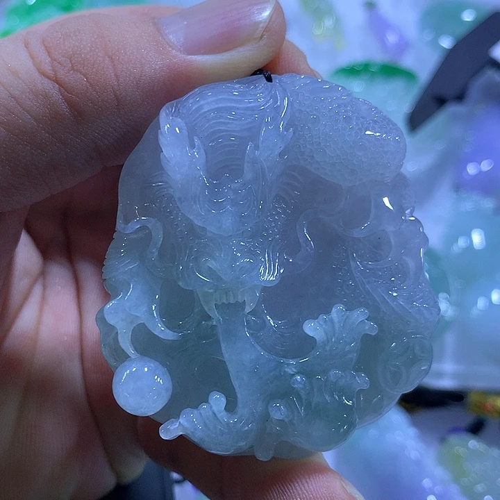 颈饰未镶嵌翡翠天然翡翠A货吊坠