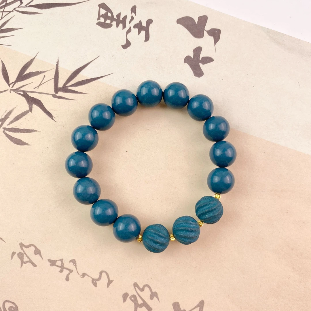 【蓝药师】合香珠12mm单圈手串