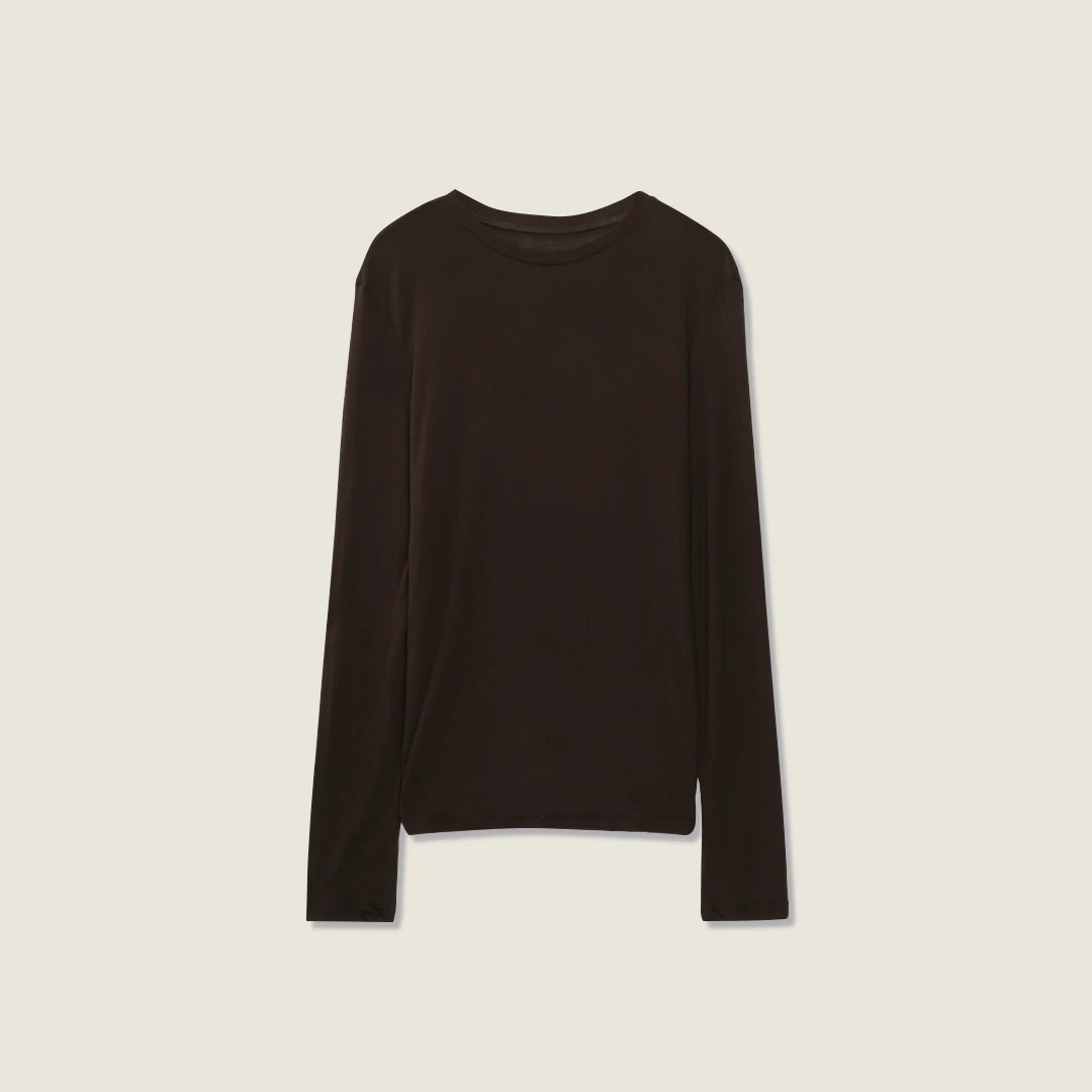 菠萝宝宝yuna【皓月】YC14 春夏亲肤柔软细腻透气清凉竹纤维长袖T恤