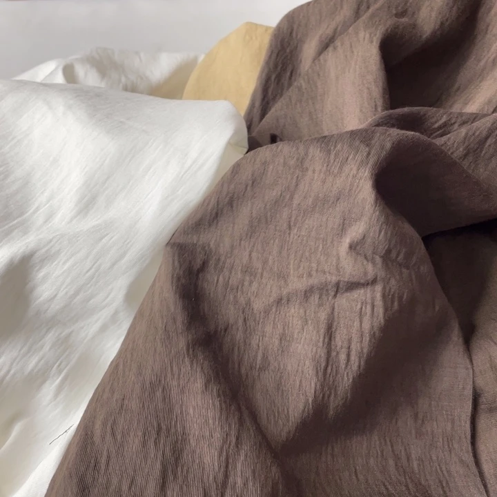 天丝（莱赛尔纤维）深咖色棉麻2米