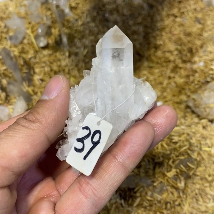 水晶水晶原石摆件未镶嵌