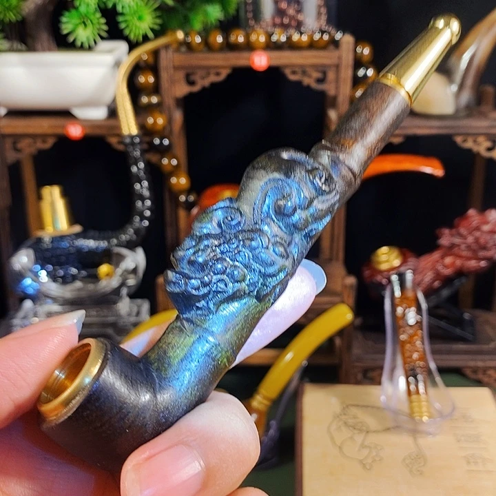 高端定制金丝楠烟嘴