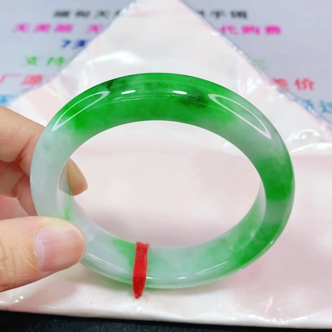 未镶嵌手镯翡翠58.8圈口正圈-高品质完整轮胎