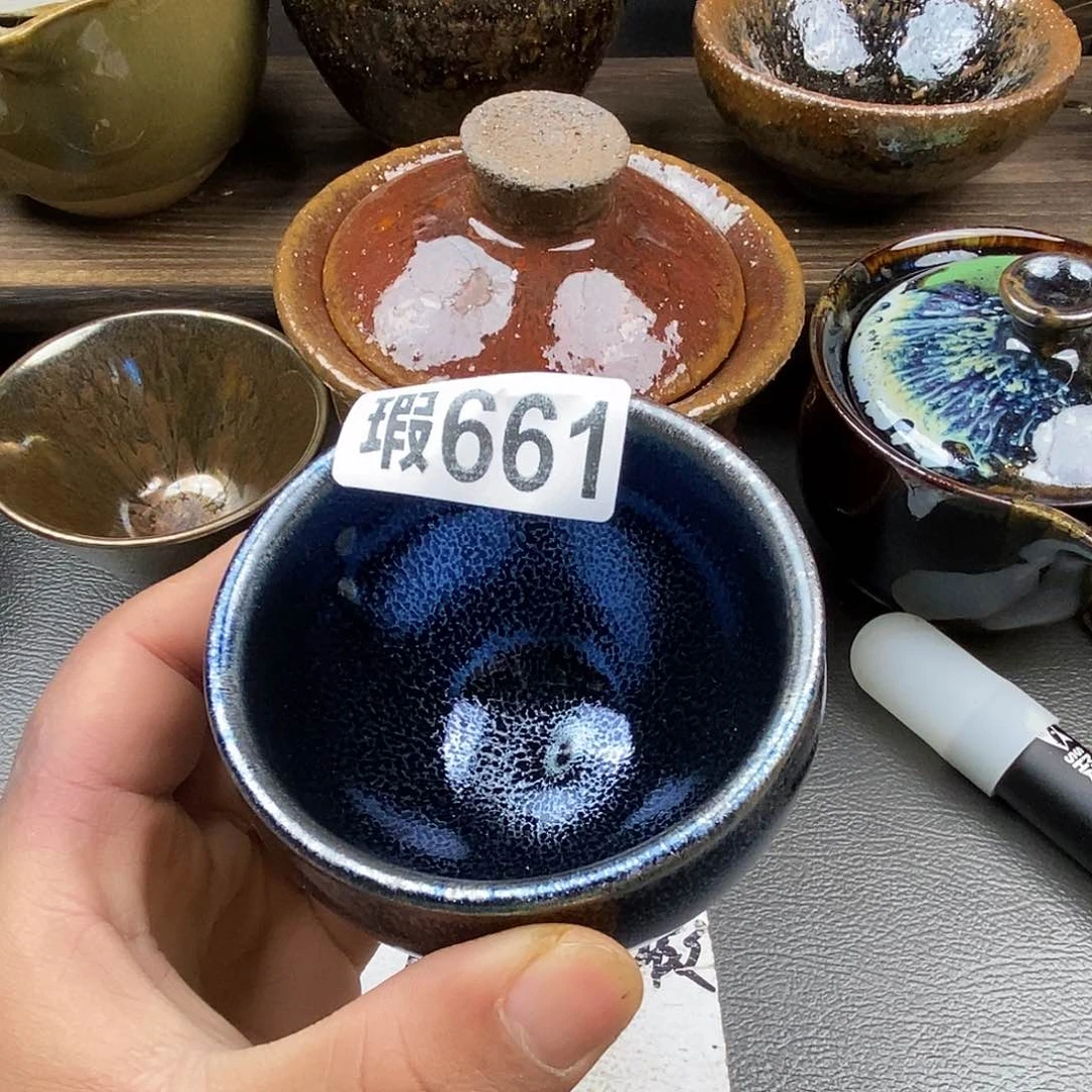 茶盏微瑕建盏主人杯子