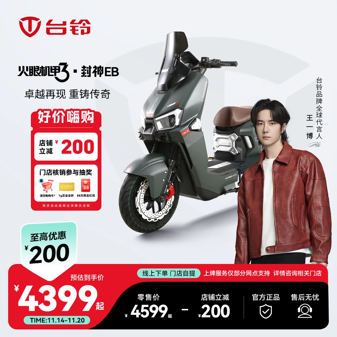 TAILG/台铃封神【门店自提】电动车新国标可上牌代步电瓶车