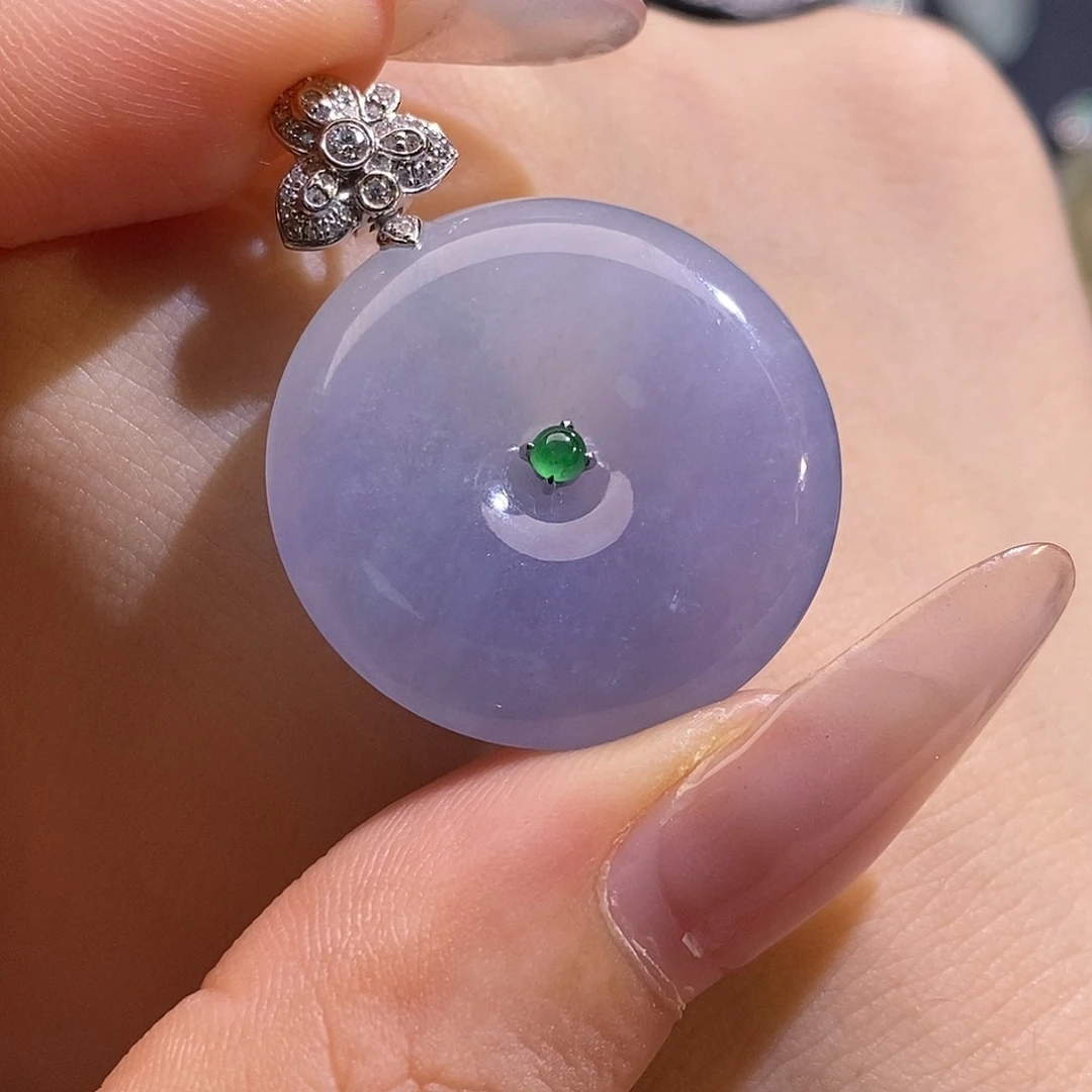 翡翠未镶嵌颈饰扣子