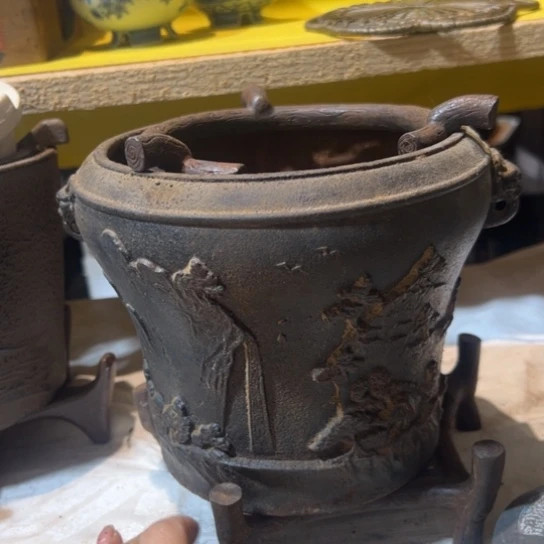 铁中古工艺品摆件