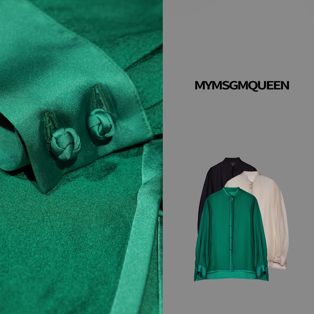 1"逐凉"轻薄宽松立领衬衫