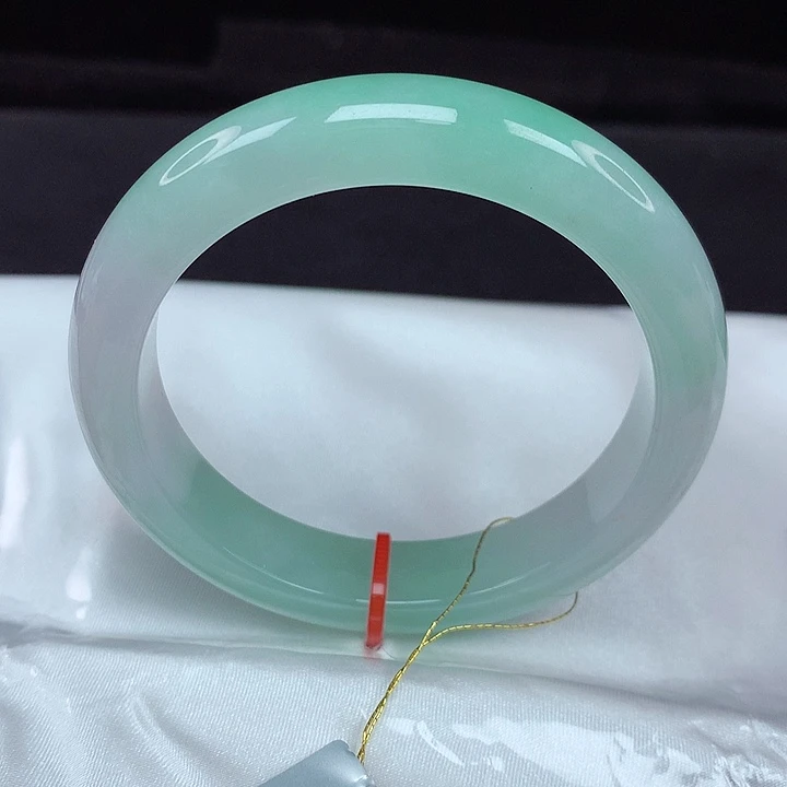 翡翠未镶嵌手镯55圈830