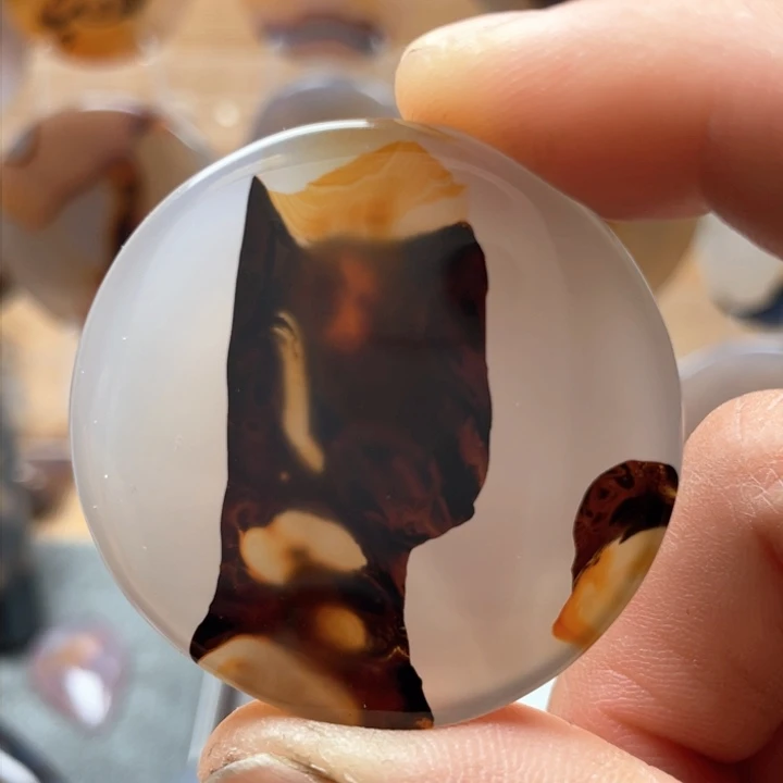 玛瑙/玉髓吊坠(不含链)未镶嵌