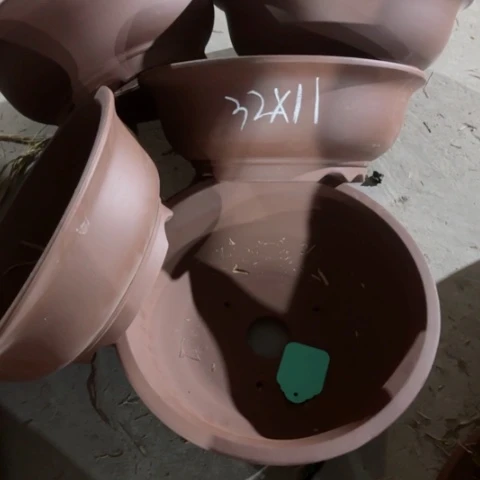 紫砂花盆100-5。32-11