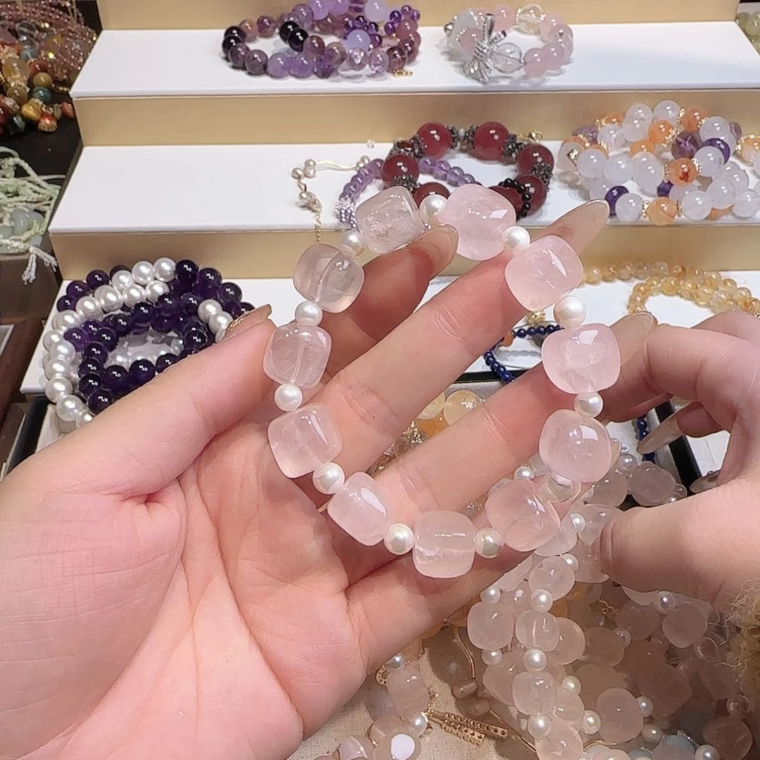 水晶手链未镶嵌吧