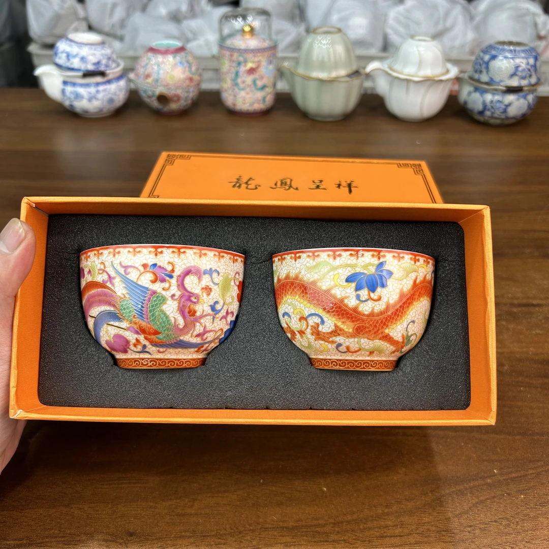 x369-龙凤呈祥对杯套装