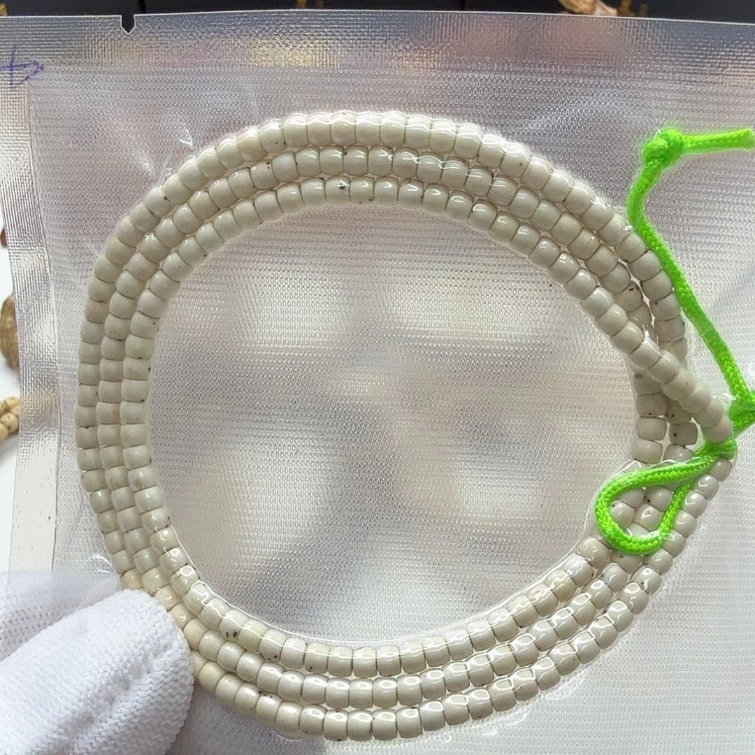 星月菩提手串25梵天头条原脂白找星星4左右108